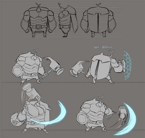 Tiny Rage - Character design for game on Behance