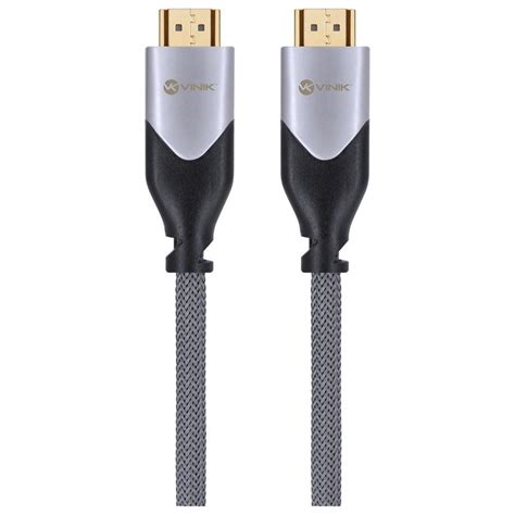 Cabo HDMI 2 0 Vinik 4K Ultra HD 3D Ethernet Blindado Em Nylon 5M