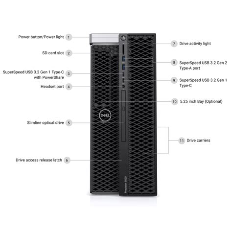 Máy Tính Trạm Dell Precision 5820 Tower Xcto Base 42pt58dw25 Mua Máy