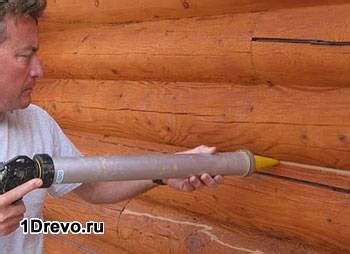 Герметик для заделки швов деревянного дома: материал, технология ...
