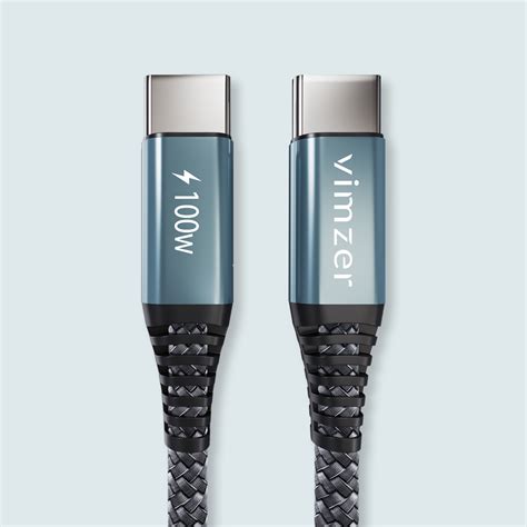 100W USB-C to USB-C Super Fast Charging Cable - Vimzer