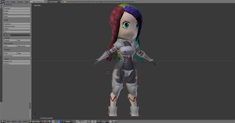 Chibi Character Model Continued Works In Progress Blender Artists