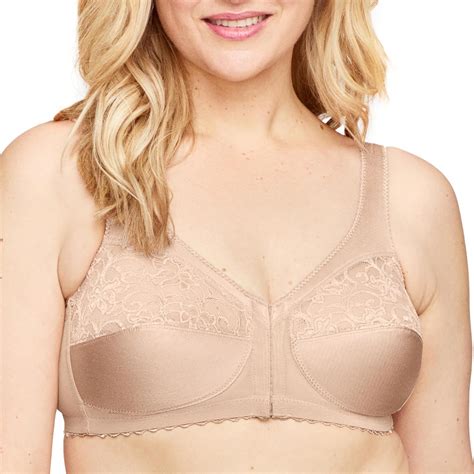 Glamorise Womens Full Figure Magiclift Front Close Support Bra 1200 At Amazon Womens Clothing