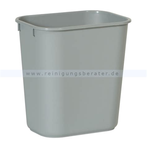 Mülleimer Rubbermaid Rechteckiger Abfallbehälter 129 L Grau