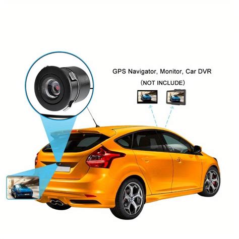 Hd Car Front View Punch Hole Camera Night Vision Wideangle Car Rear