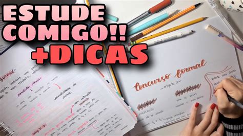 Study Vlog Fazendo Resumos Mapas Mentais Assistindo Aula E