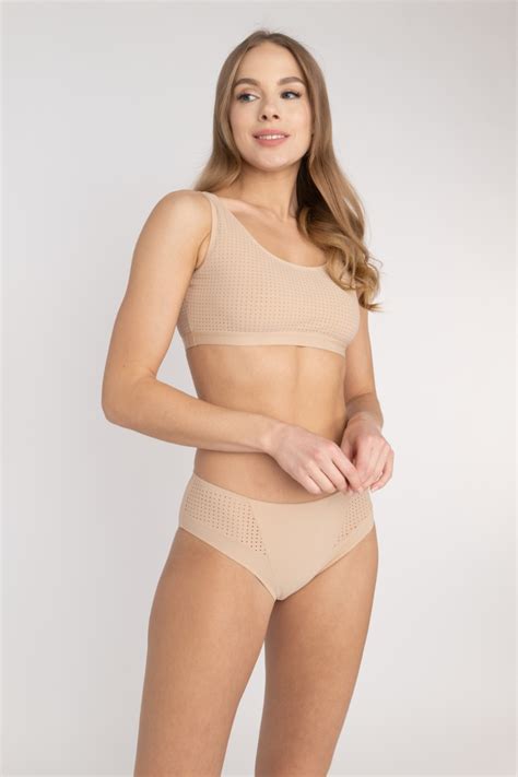 Трусы женские слип высокая посадка телесного цвета ROSE PETAL LINGERIE