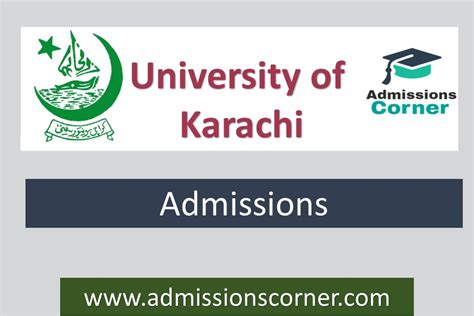 University of Karachi UOK Admissions 2023 - Admissions Corner