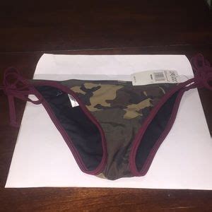 Sohot Swimwear Swim Nwt Micro Blue Stripe Sheer Mesh Gstring Bikini Poshmark