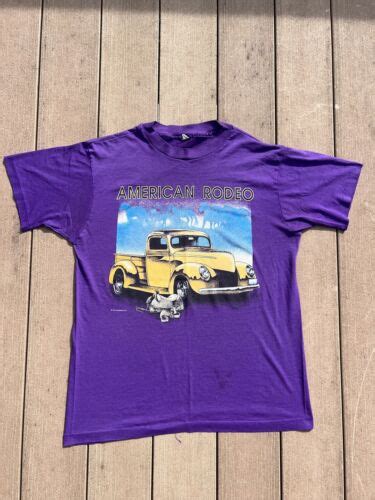 Vtg S Lead Sled HOT ROD MUSCLE RACE CAR Pinup T Shi Gem