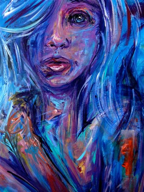 Naked Original Painting For Sale Large Door Amandabeckhamartwork