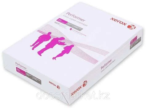 Бумага офисная XEROX Performer, А4, 80г/м, 500 л купить в Алматы