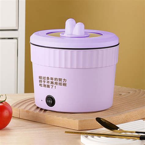 Elektrisk Hot Pot Non Stick Ramen Komfur Multifunktions Hot Pot Til Stir Fry Steak Noodles Ramen