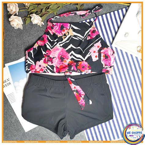 Two Piece Bikini Swimsuit Swim Wear Shopee Philippines