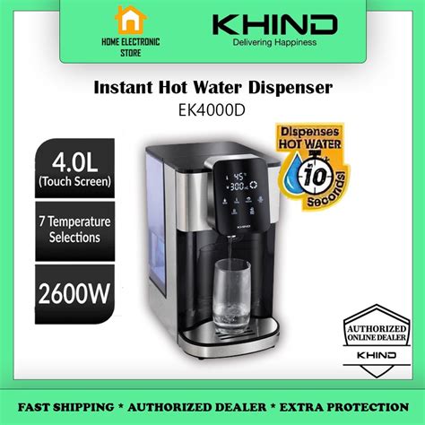 Khind L Instant Hot Water Dispenser Ek D Shopee Malaysia