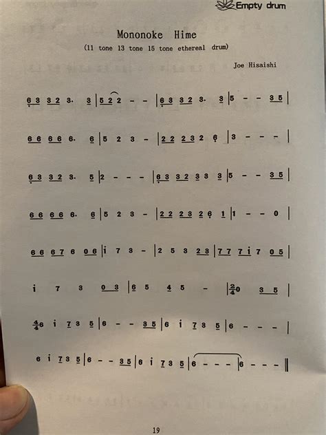 Printable Steel Tongue Drum Sheet Music Printable Templates
