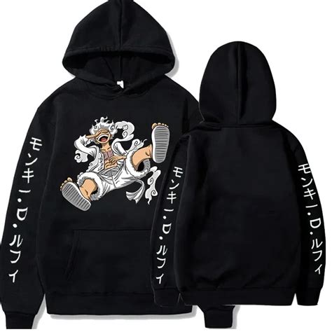 Luffy Gear 5 Hoodie Sun God Edition One Piece Apparel