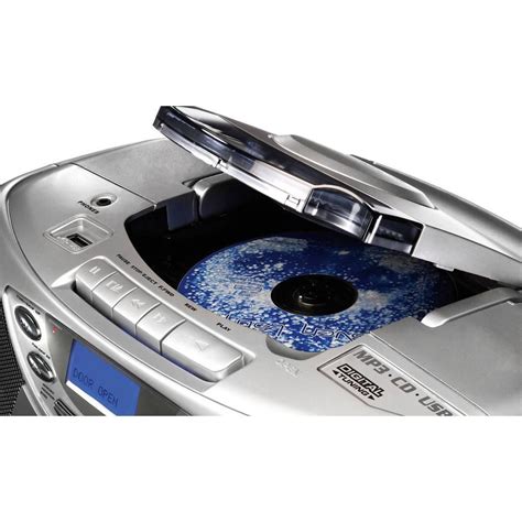 Купить Магнитола CD, кассетная дека, FM БУМБОКС, Серебро (10787014220 ...