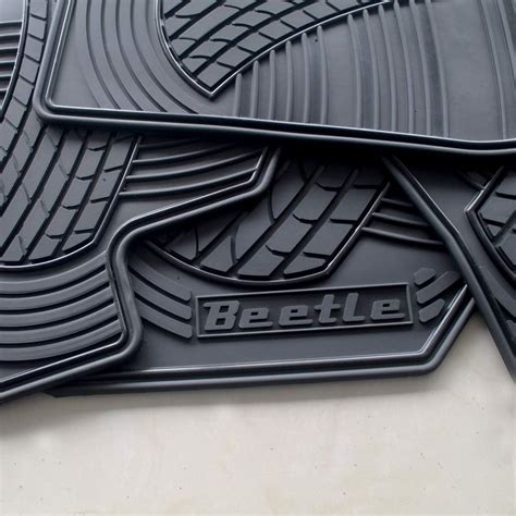 Matericuo Car Floor Mats Custom Fit For Volkswagen Vw Beetle 2012 2019 Black Rubber