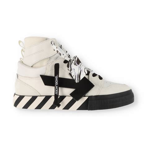 Luxury Brands Off White High Top Sneakers Drake Store