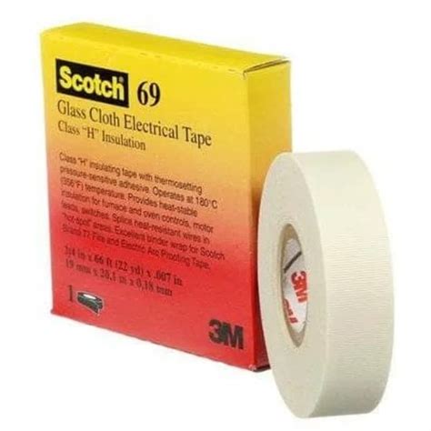 Jual Ready M Scotch Isolasi Tahan Panas Glass Cloth Tape Di Lapak