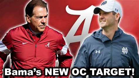 Alabama Football Nick Saban And Alabama Hire New Oc Notre Dame Oc Tommy