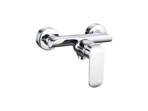 Cold And Hot Water Bathroom Shower Faucet Mixer Wall Mounted Chromed Brass Body Bathtub Shower