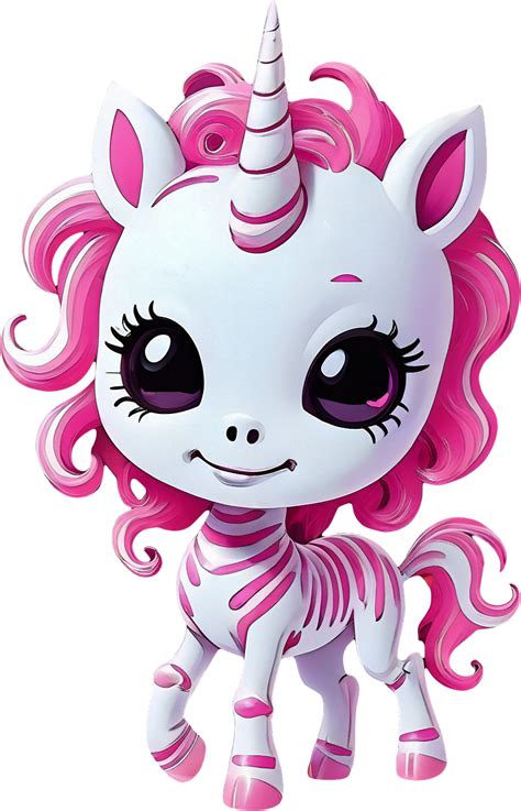 Download Adorable Chibi Unicorn Royalty Free Stock Illustration