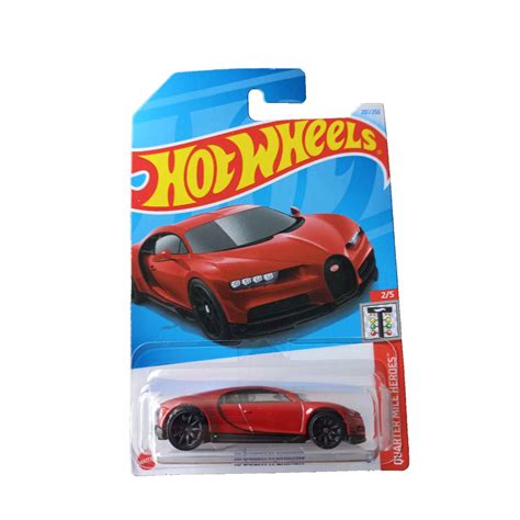 HOT WHEELS MATTEL 年美泰風火輪 布加迪 Chiron Red Quarter Mile 蝦皮購物