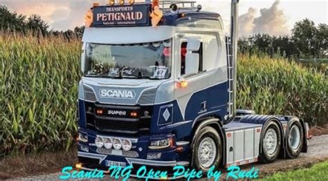 Scania Ng L V Open Pipe Sound V Ets Mods