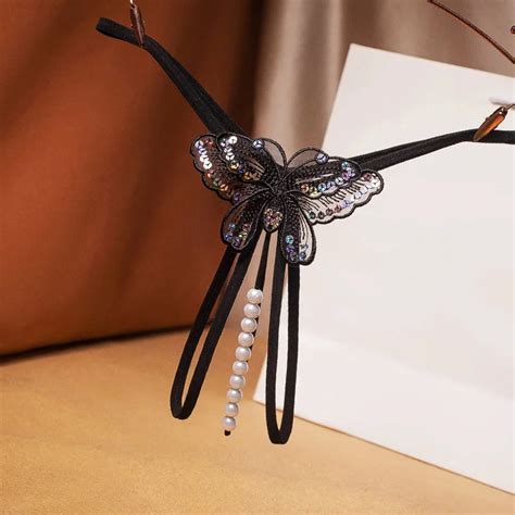 Bordado Flor P Rola Massagem Calcinha Para Mulheres Lingerie Sexy Thongs De Sexo Rendas Abertas