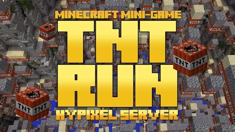 Minecraft Mini Game Tnt Run On Hypixel S Server Youtube