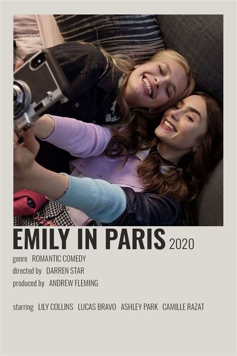 Emily In Paris By Cari Emily In Paris Movie Posters Vintage Film