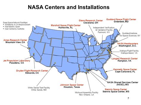 Goddard Space Flight Center Map