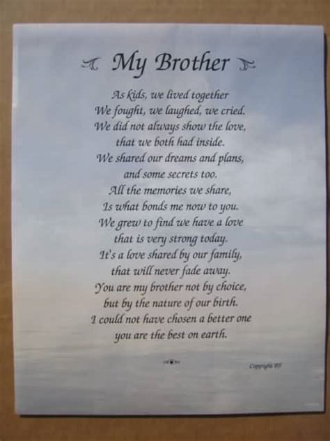 25 Short Memorial Quotes For Brother With Sayings Images Quotesbae