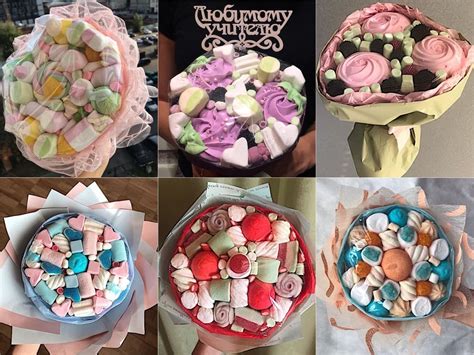 Букет из вкусняшек - 63 фото
