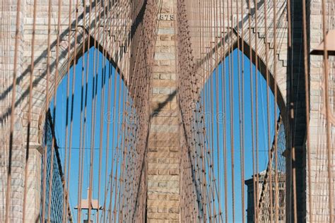 Details Of The Hybrid Cable Stayed Suspension Brooklyn Bridge Built In