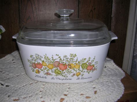 Vintage Corningware Spice Of Life Qt Casserole Dish With Etsy