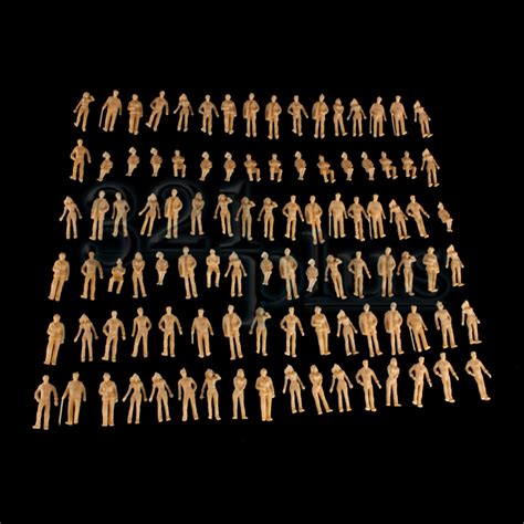 Pcs Scale People Architectural Human Figures Unpainted Sitting