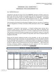 HMEMS S ASS FEEDBACK Pdf HMEMS Assignment Feedback Semester HMEMS