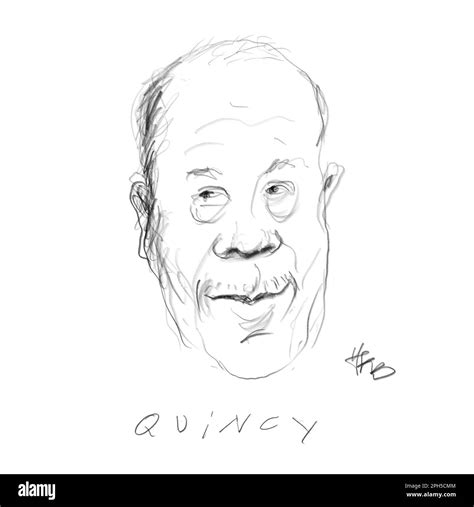 Jones Quincy Musician Portrait Stock Photo Alamy