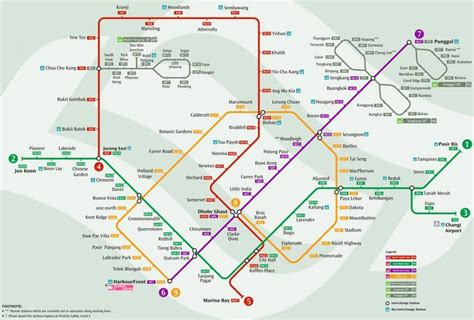 Karte Mrt Singapur Mrt System Karte Von Singapur Republik Singapur