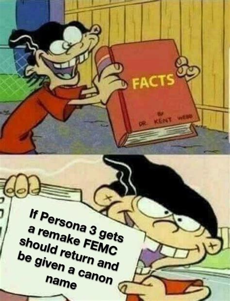 Have A Meme I Made Amidst Rumors Of A Possible P3 Remake Rpersona