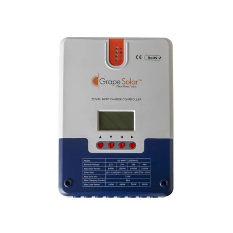 Grape Solar Zenith 12243648 Volt 60 Amp Mppt Solar Charge Controller