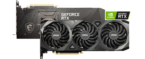 MSI NVIDIA GeForce RTX 3080 10GB VENTUS 3X OC Ampere Graphics Card ...