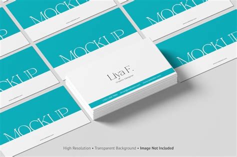 Premium Psd Minimalist Landscape Business Card Mockup