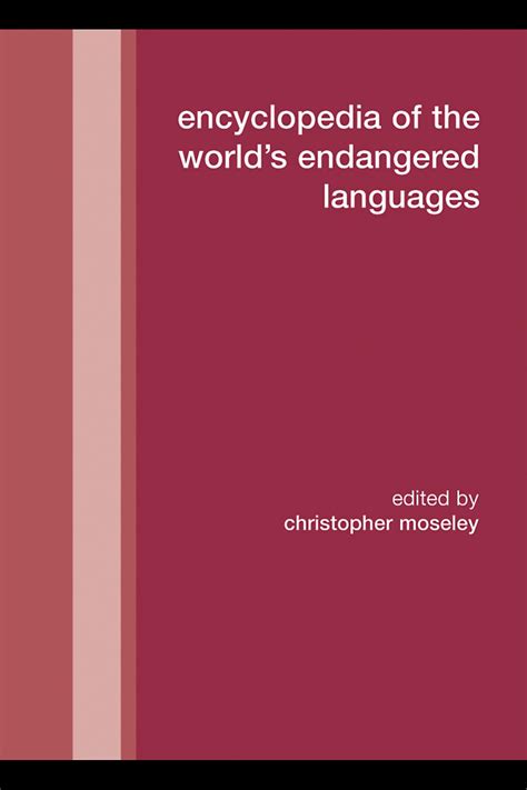 Download Encyclopedia Of The Worlds Endangered Languages Pdf
