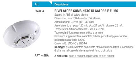 Rivelatore Di Fumo E Calore Opera A Cod A Toolshop Italia