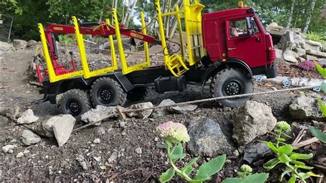 Камаз 43118 Rc 1:10 Kamaz Crawler Park Dortmund - YouTube
