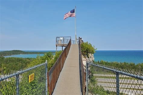 Castle Rock the St Ignace overlook (trail to VIEWS!) + more things to ...